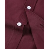 image:imageMens Oxford Dress Shirt Short Sleeve Button Down Collar Summer Casual Shirt  Wrinkle Free Breathable amp Crisp Regular Fit Solid Color for Business Casual Office Work Daily Vacation Weekend Party DateBurgundy