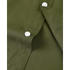 image:imageMens Oxford Dress Shirt Short Sleeve Button Down Collar Summer Casual Shirt  Wrinkle Free Breathable amp Crisp Regular Fit Solid Color for Business Casual Office Work Daily Vacation Weekend Party DateArmy Green