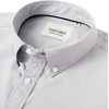image:imageMens Oxford Dress Shirt Short Sleeve Button Down Collar Summer Casual Shirt  Wrinkle Free Breathable amp Crisp Regular Fit Solid Color for Business Casual Office Work Daily Vacation Weekend Party DateKhaki Grey
