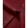 image:imageMens Short Sleeve Dress Shirt Wrinkle Free Button Down Shirt with Pocket  Work Office Wedding Graduation Formal Business Casual Party Family Comfortable Gala Easy Care Solid Fabric Regular FitBurgundy