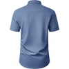 image:imageMens Short Sleeve Dress Shirt Wrinkle Free Button Down Shirt with Pocket  Work Office Wedding Graduation Formal Business Casual Party Family Comfortable Gala Easy Care Solid Fabric Regular FitDusty Blue