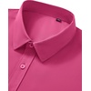 image:imageMens Short Sleeve Dress Shirt Wrinkle Free Button Down Shirt with Pocket  Work Office Wedding Graduation Formal Business Casual Party Family Comfortable Gala Easy Care Solid Fabric Regular FitHot Pink
