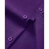 image:imageMens Short Sleeve Dress Shirt Wrinkle Free Button Down Shirt with Pocket  Work Office Wedding Graduation Formal Business Casual Party Family Comfortable Gala Easy Care Solid Fabric Regular FitPurple