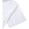 image:imageMens Short Sleeve Dress Shirt Wrinkle Free Button Down Shirt with Pocket  Work Office Wedding Graduation Formal Business Casual Party Family Comfortable Gala Easy Care Solid Fabric Regular FitWhite