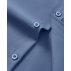 image:imageMens Short Sleeve Dress Shirt Wrinkle Free Button Down Shirt with Pocket  Work Office Wedding Graduation Formal Business Casual Party Family Comfortable Gala Easy Care Solid Fabric Regular FitDusty Blue