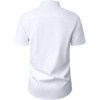 image:imageMens Short Sleeve Dress Shirt Wrinkle Free Button Down Shirt with Pocket  Work Office Wedding Graduation Formal Business Casual Party Family Comfortable Gala Easy Care Solid Fabric Regular FitWhite