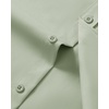 image:imageMens Short Sleeve Dress Shirt Wrinkle Free Button Down Shirt with Pocket  Work Office Wedding Graduation Formal Business Casual Party Family Comfortable Gala Easy Care Solid Fabric Regular FitSage Green