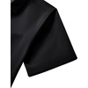 image:imageMens Short Sleeve Dress Shirt Wrinkle Free Button Down Shirt with Pocket  Work Office Wedding Graduation Formal Business Casual Party Family Comfortable Gala Easy Care Solid Fabric Regular FitBlack