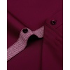 image:imageMens Short Sleeve Dress Shirt Wrinkle Free Summer Button Down Shirts  Stretch Non Iron Regular Fit with Pocket for Summer Business Casual Wedding Graduation Vacation Office Work Party FormalWine Red