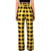 image:imageWomens Pajama Pants Plaid Stretch Comfy Lounge Pants Sleep Bottoms Y2K PJ  Buffalo plaid pajama Sleepwear Soft Long pjs Checked Home Going out Fall winter Christmas matching Lady pants CozyYellowblack