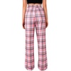 image:imageWomens Pajama Pants Plaid Stretch Comfy Lounge Pants Sleep Bottoms Y2K PJ  Buffalo plaid pajama Sleepwear Soft Long pjs Checked Home Going out Fall winter Christmas matching Lady pants CozyPink