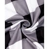 image:imageWomens Pajama Pants Plaid Stretch Comfy Lounge Pants Sleep Bottoms Y2K PJ  Buffalo plaid pajama Sleepwear Soft Long pjs Checked Home Going out Fall winter Christmas matching Lady pants CozyBlackwhite