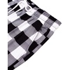 image:imageWomens Pajama Pants Plaid Stretch Comfy Lounge Pants Sleep Bottoms Y2K PJ  Buffalo plaid pajama Sleepwear Soft Long pjs Checked Home Going out Fall winter Christmas matching Lady pants CozyBlackwhite