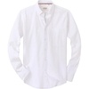 image:imageAlimens amp Gentle Boys Long Sleeve Solid Button Down Oxford Shirt Collared Cotton Top with Chest PocketWhite