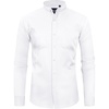 image:imageAlimens amp Gentle Mens Banded Collar Dress Shirts Wrinkle Free Long Sleeve Mandarin Collar Button Down ShirtWhite