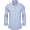 image:imageAlimens amp Gentle Mens Dress Shirts Long Sleeve Lightweight Gingham Shirts Regular Fit Business Casual Plaid Shirt with PocketNavy Blue Gingham