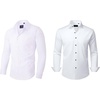 image:imageAlimens amp Gentle Mens Dress Shirts Long Sleeve WrinkleFree Stretch Shirts Solid Formal Button Down Shirt Wedding Dating