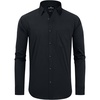 image:imageAlimens amp Gentle Mens Dress Shirts Regular Fit Long Sleeve Button Down Shirts Wrinkle Free Cotton ShirtsBlack