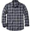 image:imageAlimens amp Gentle Mens Flannel Shirt Long Sleeve Plaid Button Down Shirts Jacket Casual Work Outdoor Camp with PocketsGrey White Plaid