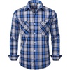 image:imageAlimens amp Gentle Mens Long Sleeve Dress Shirt Button Down Shirts with Pockets Regular Business Office Casual Plaid ShirtBlack Blue Plaid