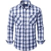 Navy Blue White Plaid