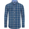image:imageAlimens amp Gentle Mens Plaid Button Down Shirts Cotton Long Sleeve Dress Shirts Regular Fit Gingham ShirtsNavy White  Checked