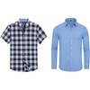 image:imageAlimens amp Gentle Mens Plaid Shirt Casual Business Gingham Shirts