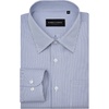image:imageAlimens amp Gentle Mens Stripe Dress Shirts Transitional Weather Long Sleeve Casual Button Down Business Shirt Poplin TopNavy Blue