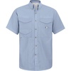 image:imageAlimens amp Gentle Short Sleeve Fishing Shirt Wicking Fabric Sun Protection Casual Button Down ShirtsGrayish Blue