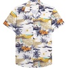 image:imageMens Hawaiian Shirt Summer Beach Casual Short Sleeve Button Down Shirts  Aloha Tropical Print Cuban Collar Relaxed Fit for Vacation Beach Party Luau Cruise Holiday Summer Outdoor WeddingWhite Yellow Beach
