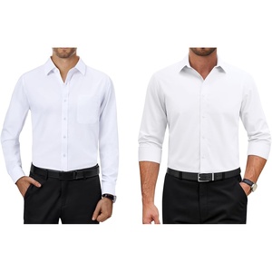 image:imageAlimens amp Gentle Mens Dress Shirts Solid Long Sleeve Stretch Casual Wedding Formal Business Button Down Shirts