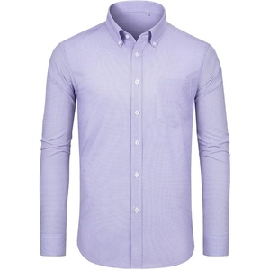 image:imageAlimens amp Gentle Mens Long Sleeve Button Down Shirts Stretch Regular Fit Dress Shirts Casual Work Gingham Shirts with PocketBlue Red Plaid