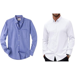 image:imageAlimens amp Gentle Mens Oxford Shirts Stretch Long Sleeve Dress Shirt for Men Casual Formal Business Work Button Down Shirts