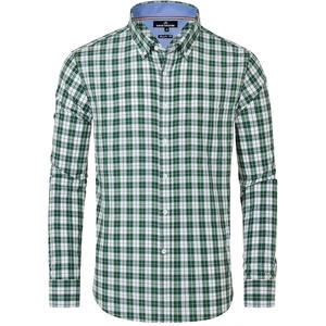 image:imageAlimens amp Gentle Mens Plaid Button Down Shirts Cotton Long Sleeve Dress Shirts Regular Fit Gingham ShirtsGreen Plaid