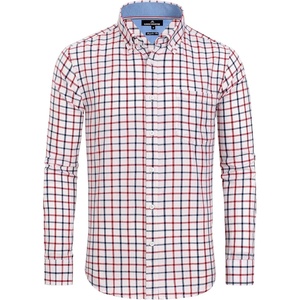 image:imageAlimens amp Gentle Mens Plaid Button Down Shirts Cotton Long Sleeve Dress Shirts Regular Fit Gingham ShirtsRed  Gingham