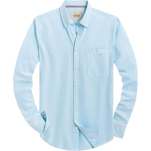 image:imageAlimens amp Gentle Mens Solid Oxford Shirt Long Sleeve Dress Shirt Work Casual Button Down Shirts with PocketAquamarine