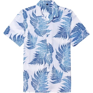 image:imageMens Hawaiian Shirt Summer Beach Casual Short Sleeve Button Down Shirts  Aloha Tropical Print Cuban Collar Relaxed Fit for Vacation Beach Party Luau Cruise Holiday Summer Outdoor Wedding1630 06