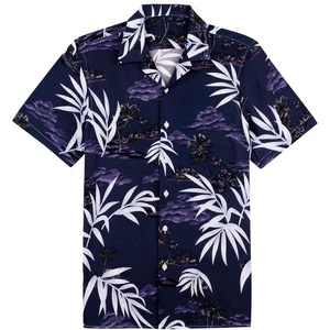 image:imageMens Hawaiian Shirt Summer Beach Casual Short Sleeve Button Down Shirts  Aloha Tropical Print Cuban Collar Relaxed Fit for Vacation Beach Party Luau Cruise Holiday Summer Outdoor WeddingDark Purple