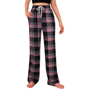 image:imageWomens Pajama Pants Plaid Stretch Comfy Lounge Pants Sleep Bottoms Y2K PJ  Buffalo plaid pajama Sleepwear Soft Long pjs Checked Home Going out Fall winter Christmas matching Lady pants CozyGreypink