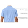 image:imageAlimens amp Gentle Mens Dress Shirt Short Sleeve Pocket Button Down ShirtBlue
