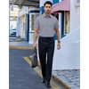 image:imageAlimens amp Gentle Mens Dress Shirt Short Sleeve Pocket Button Down ShirtCool Grey