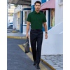 image:imageAlimens amp Gentle Mens Dress Shirt Short Sleeve Pocket Button Down ShirtDark Green