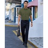 image:imageAlimens amp Gentle Mens Dress Shirt Short Sleeve Pocket Button Down ShirtOlive