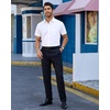 image:imageAlimens amp Gentle Mens Dress Shirt Short Sleeve Pocket Button Down ShirtWhite