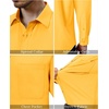 image:imageAlimens amp Gentle Mens Dress Shirts Long Sleeve Stretch Button Down ShirtBright Yellow