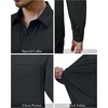 image:imageAlimens amp Gentle Mens Dress Shirts Long Sleeve Stretch Button Down ShirtCarbon Grey