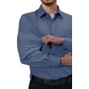 image:imageAlimens amp Gentle Mens Dress Shirts Long Sleeve Stretch Button Down ShirtDusty Blue