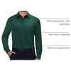image:imageAlimens amp Gentle Mens Dress Shirts Long Sleeve Stretch Button Down ShirtGreen