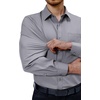 image:imageAlimens amp Gentle Mens Dress Shirts Long Sleeve Stretch Button Down ShirtGrey