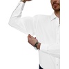 image:imageAlimens amp Gentle Mens Dress Shirts Long Sleeve Stretch Button Down ShirtIvory